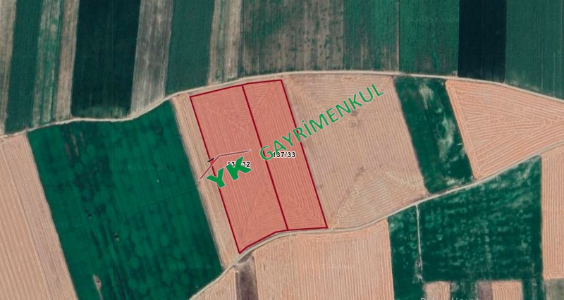 Eskişehir Alpu Aktepe de Satılık İki Tarla 45,200 m² Tarla
